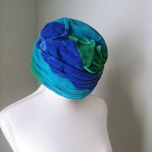 VINTAGE | Velvet Tricolor Fastenator Hat